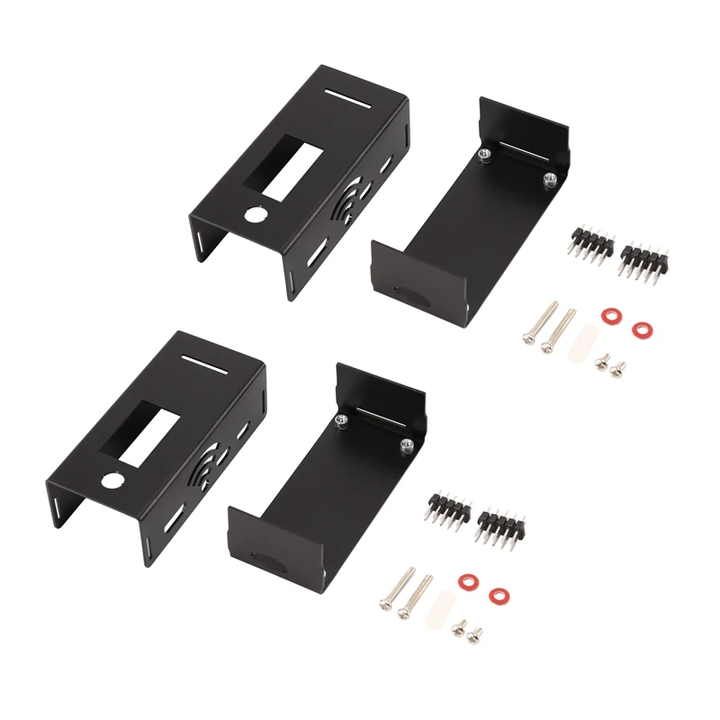 

2X чехол из алюминиевого сплава для MMDVM Плата расширения точки доступа Rainsun радио станция Wifi голосовой модем Raspberry Pi W Black