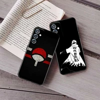 anime naruto phone case for samsung m51 m20 m30 m11 m22 m31s m31 m10 m52 5g m32 m12 m30s m51 b0eg smart 2021 taser accessories