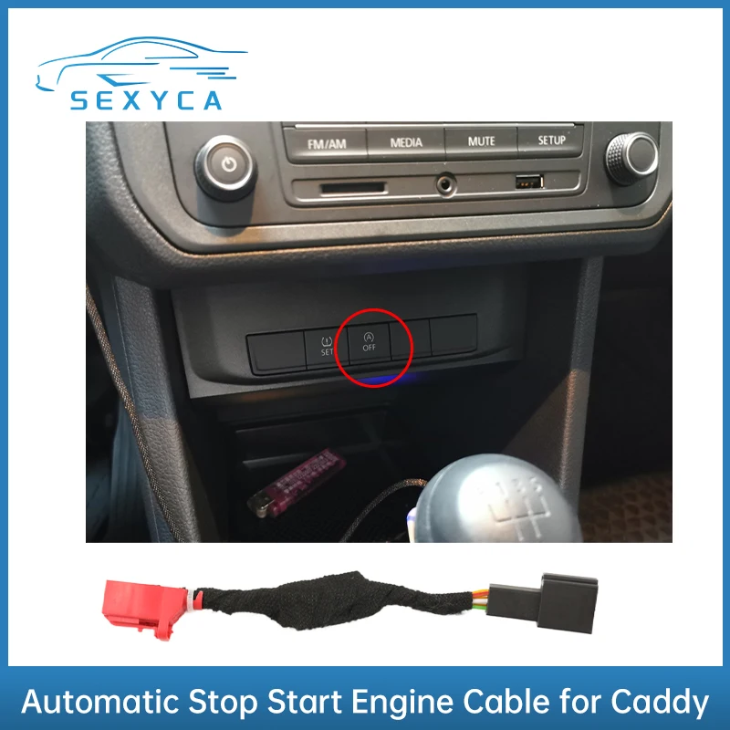 

For VW Volkswagen Golf 6 Car Automatic Stop Start Engine System Off Default Eliminator Cable Only Memory Mode
