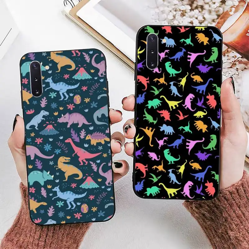 

Cute Cartoon Animal Dinosaur Phone Case for Samsung A51 A30s A52 A71 A12 for Huawei Honor 10i for OPPO vivo Y11 cover