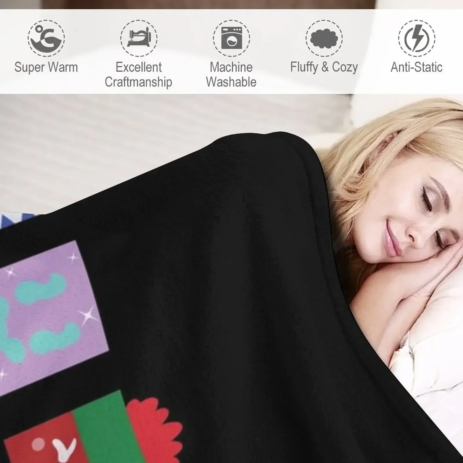 Коллекция симуляторов пчелиного роя винтажное большое одеяло