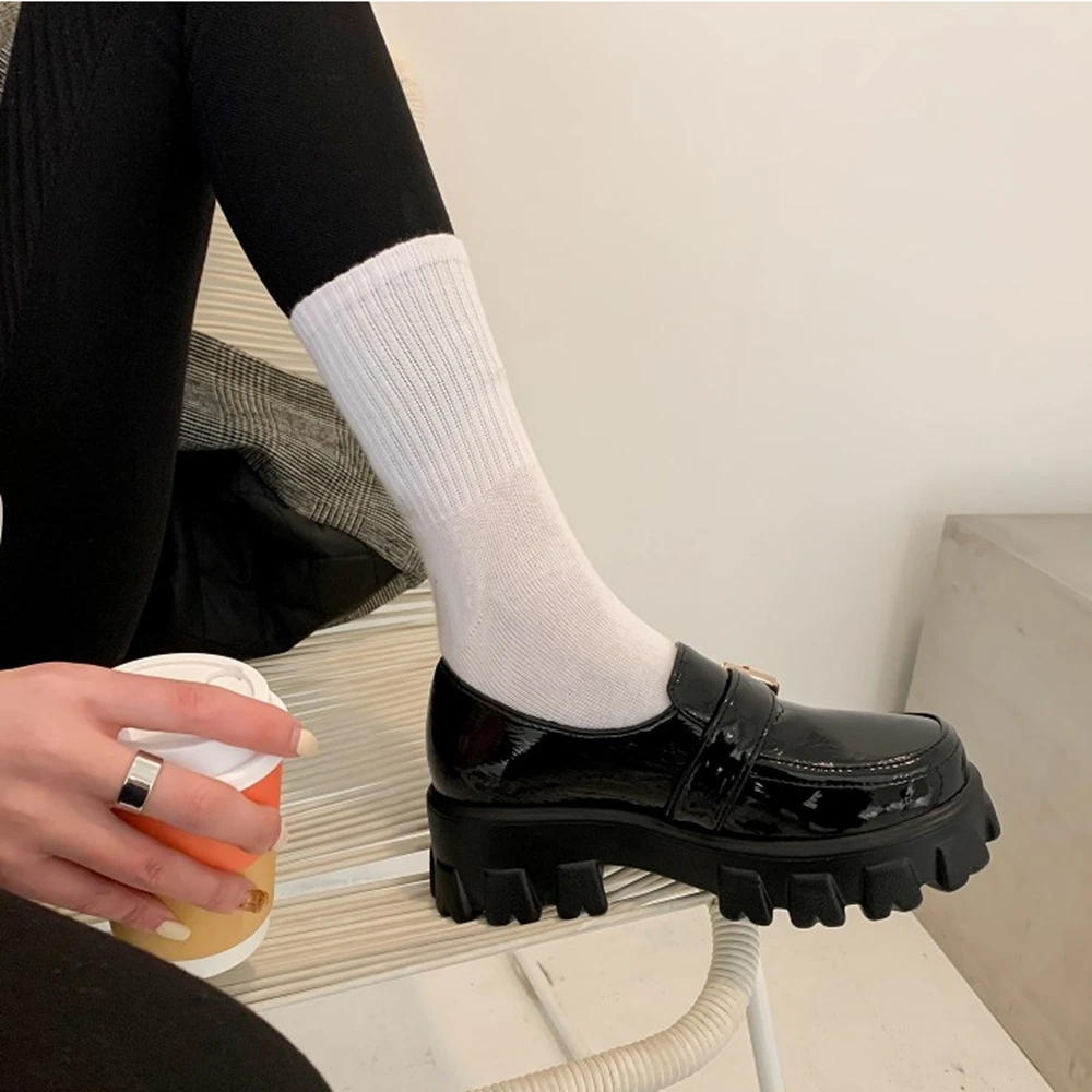 Туфли женские на толстом среднем каблуке размеры 34-44 1851