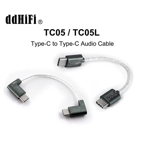 Кабель DD DDHIFI TC05 TC05L Type-C к Type-C для музыкального плеера, телефона на Android, ПК, 8 см/50 см