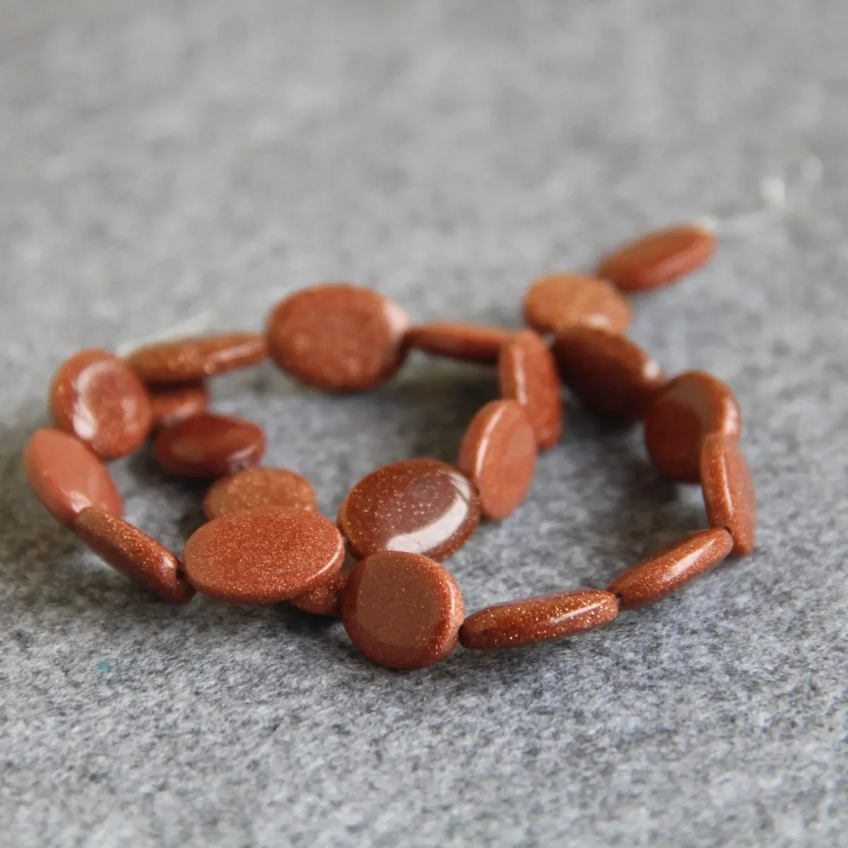 Незакрепленные бусины из Овального песка 13 х18 мм полуготовые 15 дюймов аксессуары