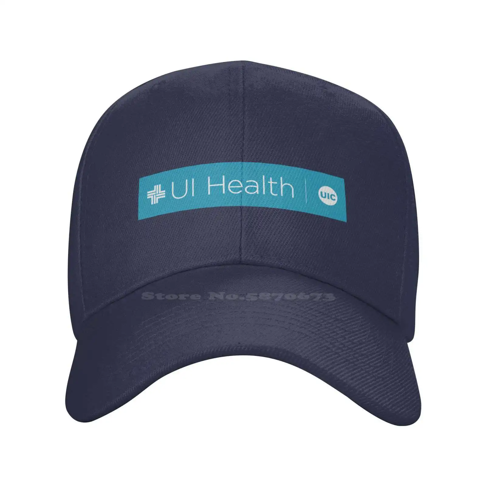 

University of Illinois Hospital & Health Sciences System Logo Fashion quality Denim cap Knitted hat Baseball cap