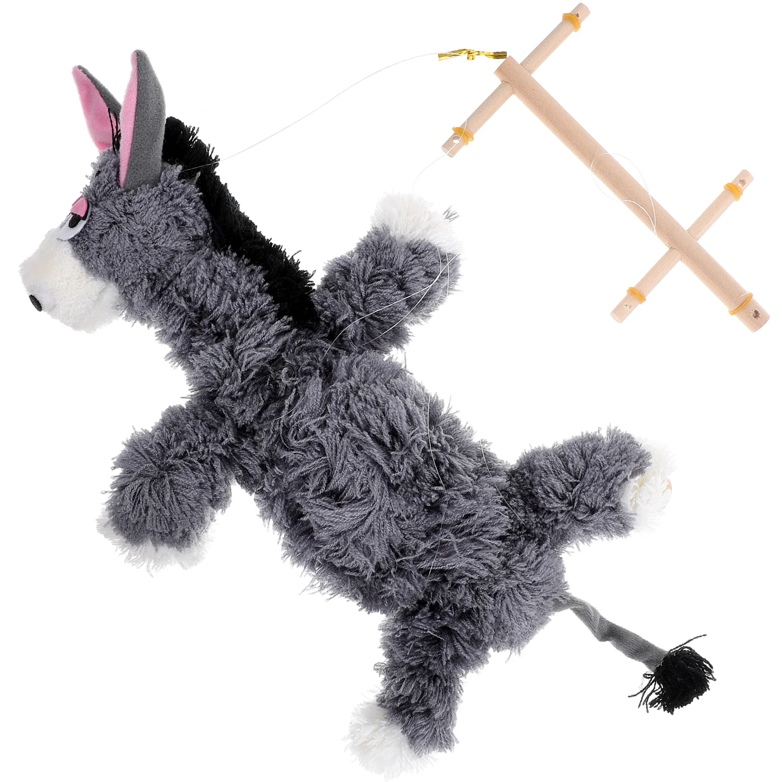 

Goodie Bags Stuffers Kids Donkey Marionette Animals Puppetry Interactive Plush Toy Marionettes Interesting Child