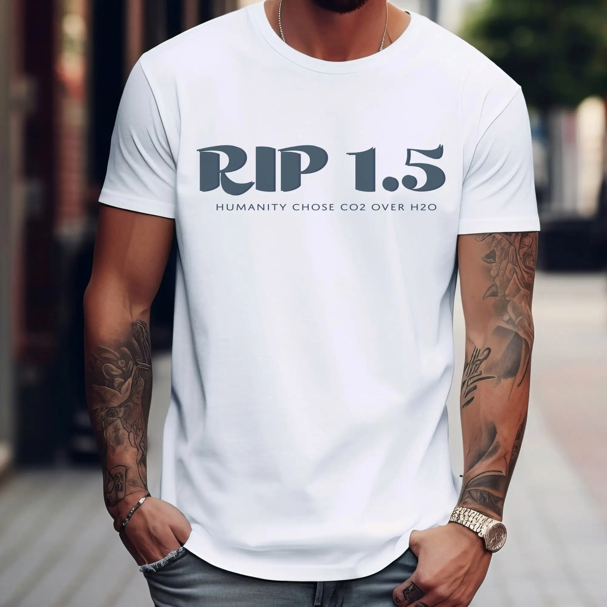 Рубашка для изменения климата экологически безопасная футболка