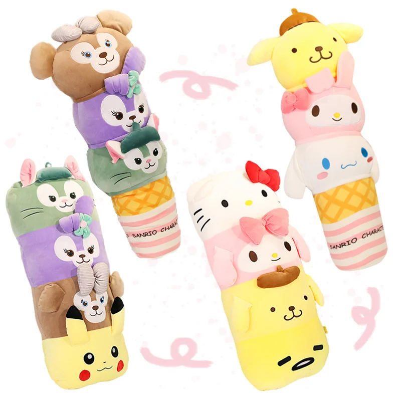 

Anime My Melody KT Cat Purin Dog Creative Die Die Le Plush Doll Kawaii Animals Plushie Soft Toys Sleeping Pillow Children Gifts