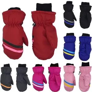 Imported Mittens For Baby Kids Gloves Winter Warm Ski Gloves For Children Outdoor Riding Windproof Waterproof