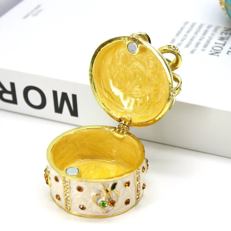 Bownot  trinket box enamel butterfly knot jewelry box personalized gift jewelry box  crystals jewel jewelry ring storage