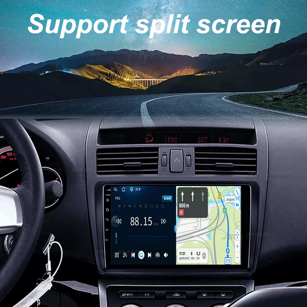 Фото Автомобильный радиоприемник Android 15 для Mazda 6 GH 2007 2008 2009 2010 2011 2012, беспроводной CarPlay, авторадио, мультимедиа, GPS, 4G, WIFI №4