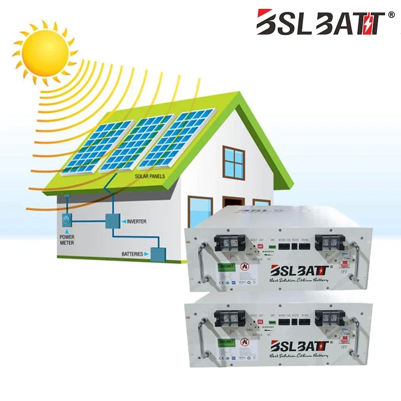 Литий-ионный аккумулятор BSLBATT 48 В 100 Ач