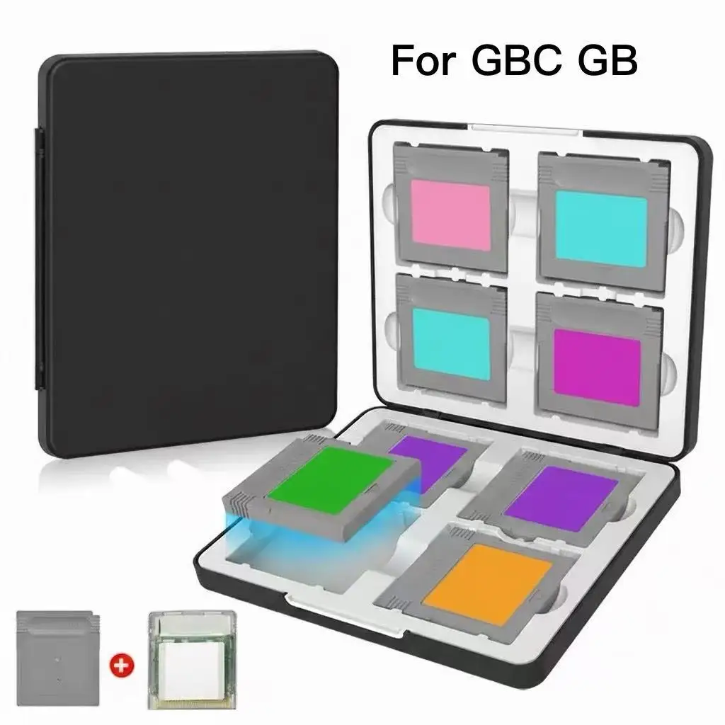 Фото Коробка для хранения игровых картриджей GBC/GB 8-в-1 — магнитный органайзер для картриджей Game Boy Advance №1