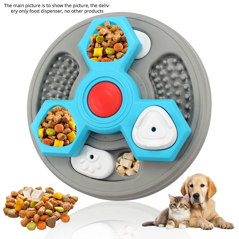 Обучающие игрушки медленная кормушка диспенсер для еды Интерактивная улучшение