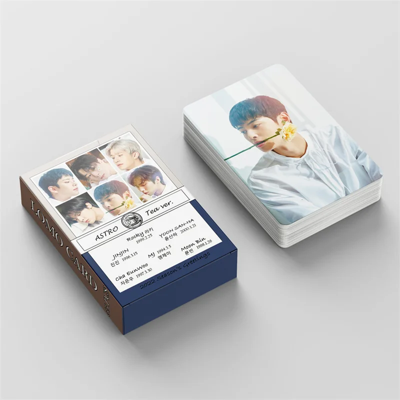 55 шт./компл. оптовая продажа Kpop ASTRO Photocard новый сезон 2022 поздравительная открытка