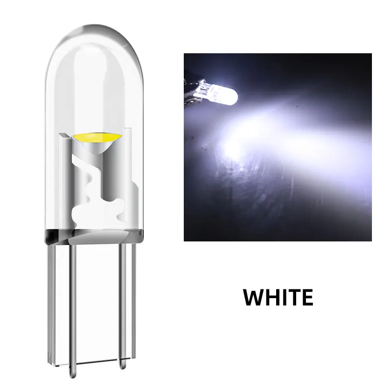 

20/50 шт., яркие светодиодные лампы T5 W3W