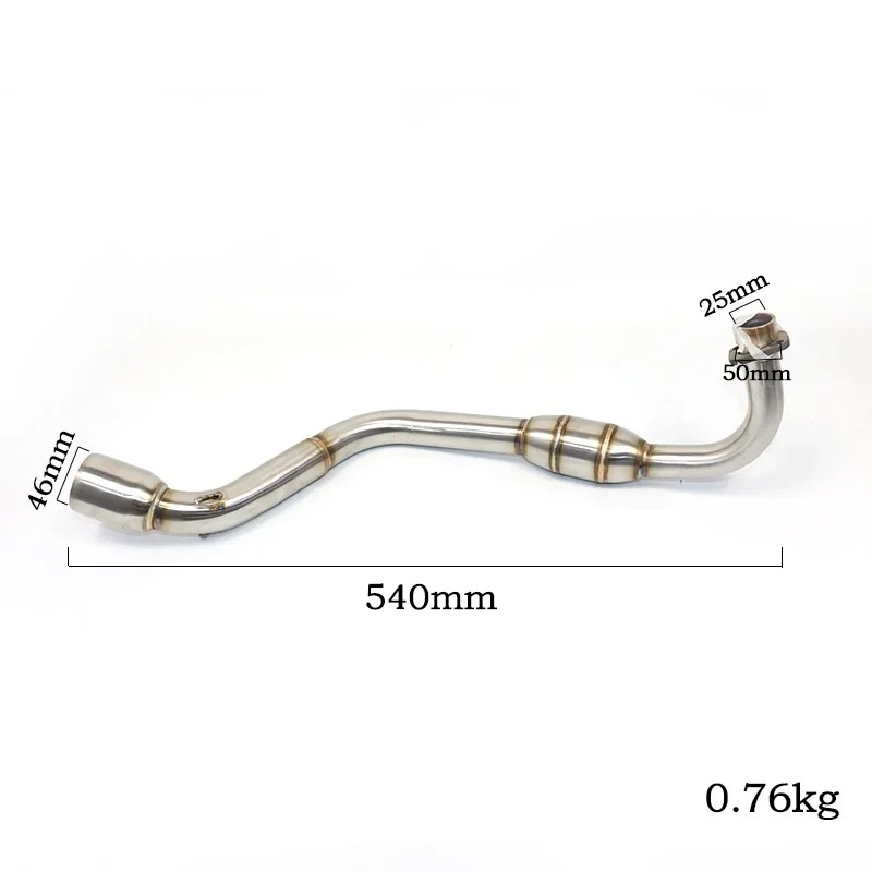 Полные системы 51 мм выхлопная труба мотоцикла передняя соединительная глушитель