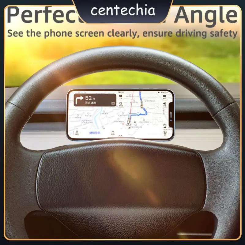 

Magnetic Cell Gps Support Metal Smartphone Support 360 Degrees Rotating Car Phone Holder Universal Cell Phone Stand Mini