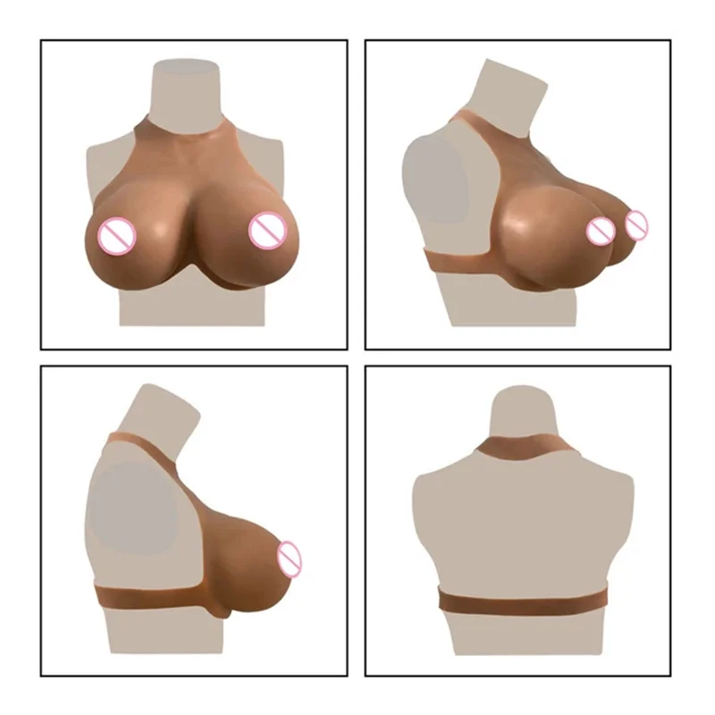 Silicone Breast Forms Fake Artificial Huge Boobs for Mastectomy Crossdresser Transvestite Sissy Drag Queen Cosplay Chest
