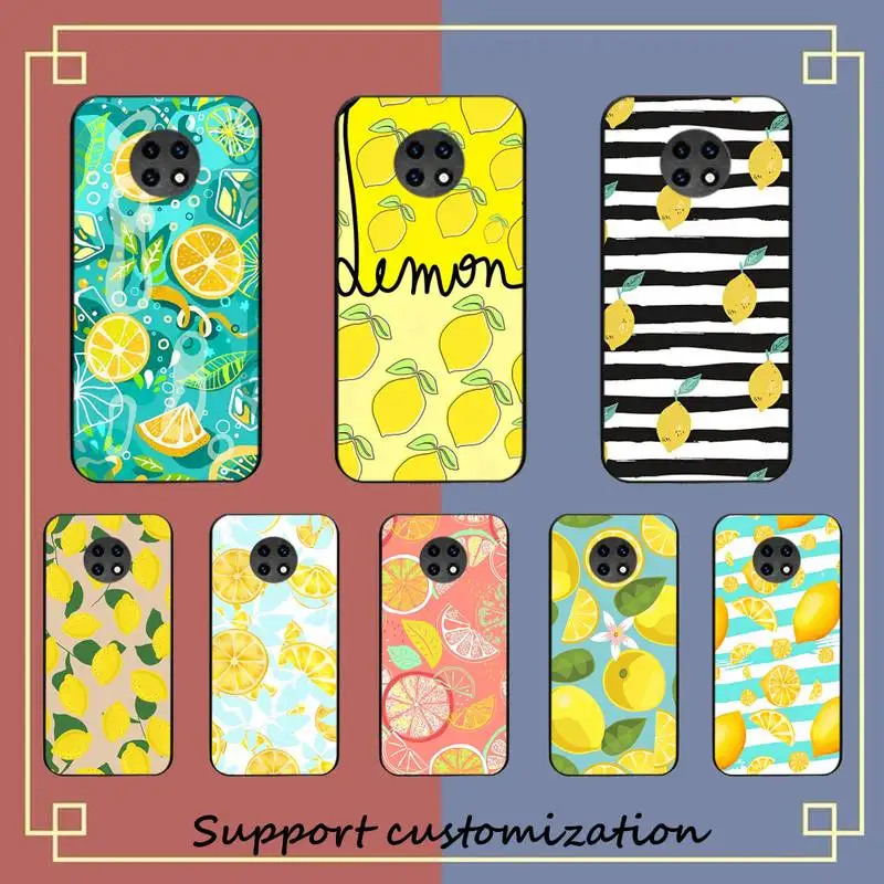 

Fruit lemon Phone Case for Redmi 5 6 7 8 9 A 5plus K20 4X S2 GO 6 K30 pro