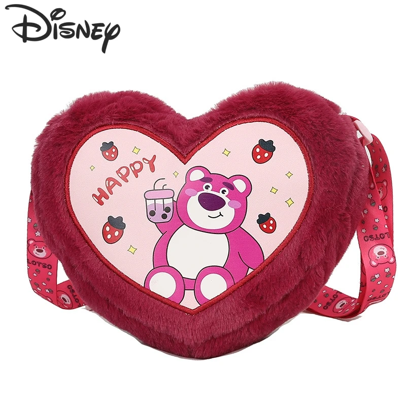 

Disney Plush messenger bag Anime Lina bell Lotso Huggin Bear Stellalou Stella Plushie Backpack festival gifts for children