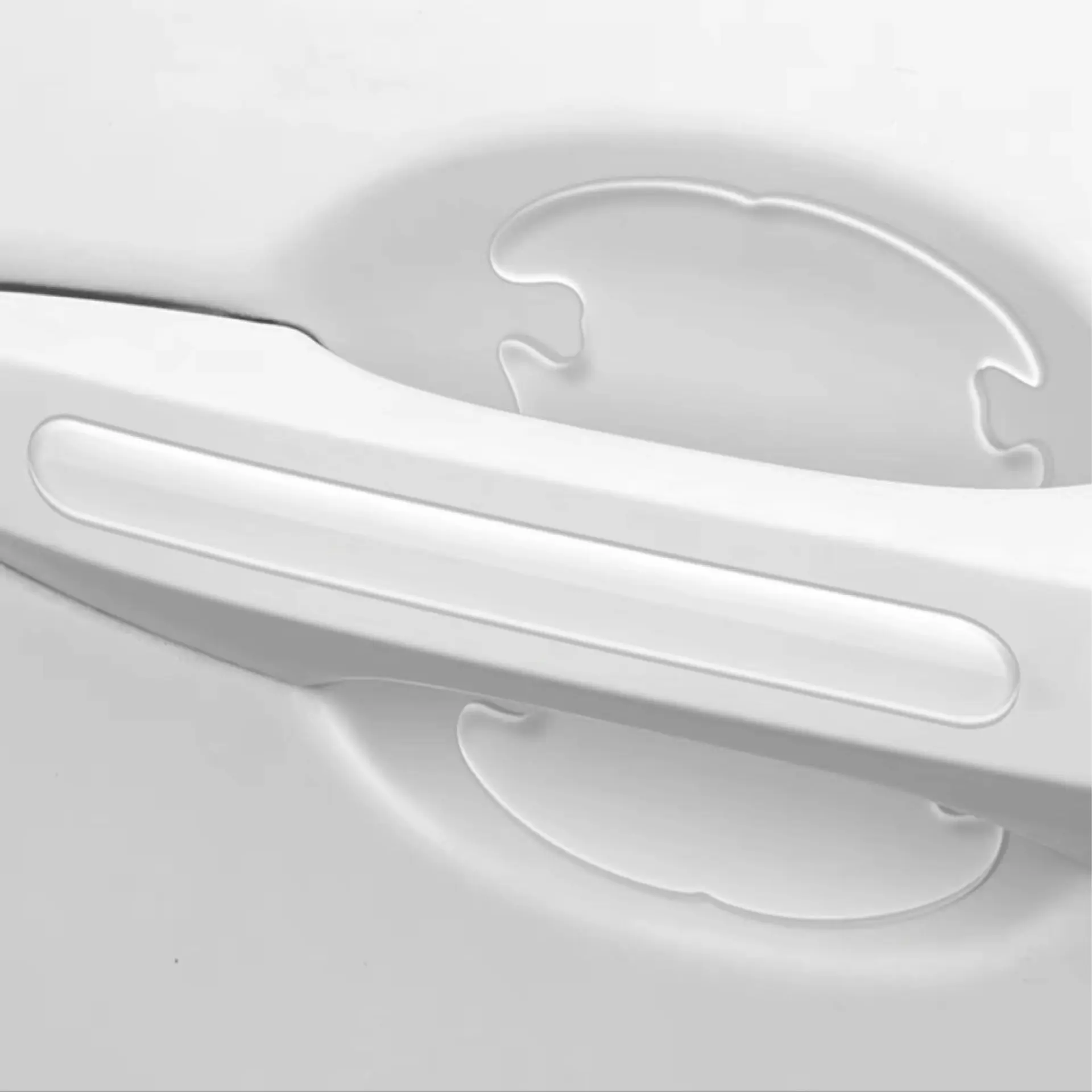 

Car Door Handle Bowl Scratch Protective Invisible Transparent Stickers Silicon Universal Anti-Scratch Protection Strip