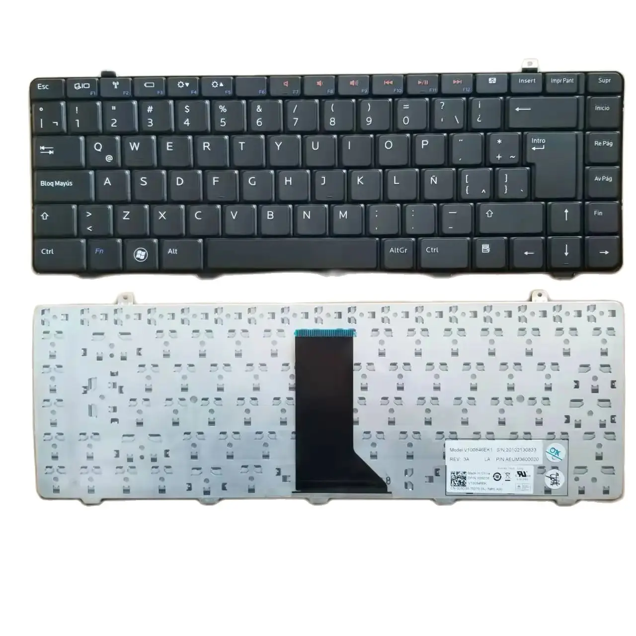 

New LA Latin Keyboard For Dell Inspiron 1464 1464D 1464R Laptop SP Spanish