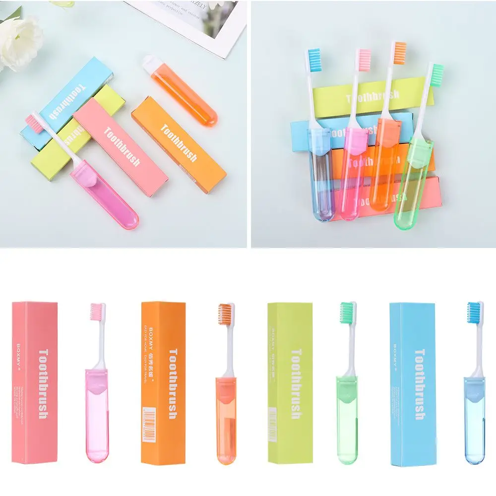 

Useful Travel Camping Portable Soft Folding Toothbrush Outdoor Tooth Brush Business Trip Oral Cleaning