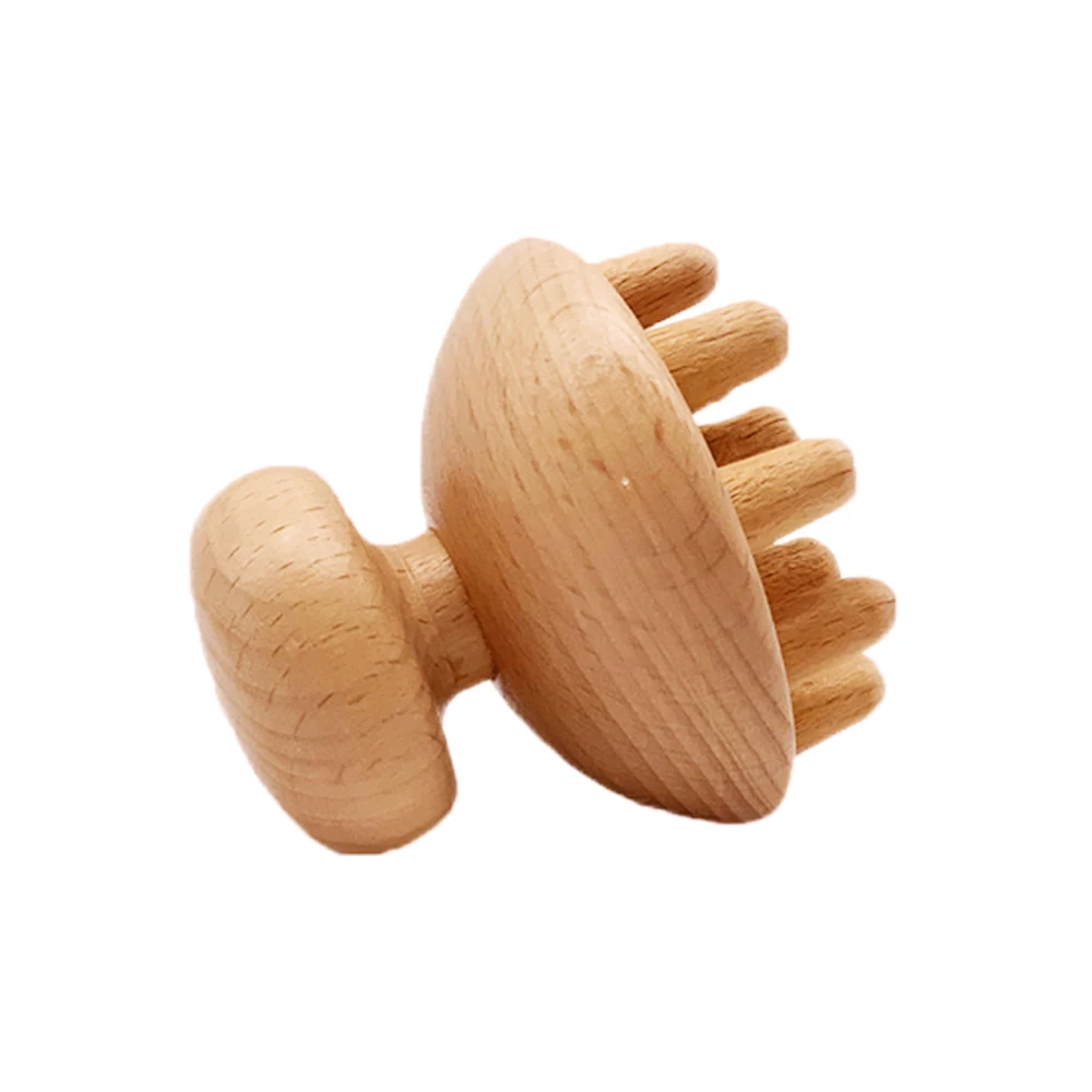 

Wood Therapy Mushroom Massager Anti Cellulite Lymphatic Drainage Fascia Massage Tools for Head Neck Back Waist Legs Full Body