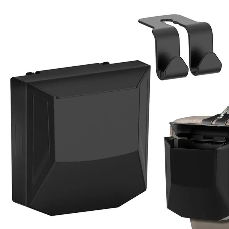 

Storage Case Trash Bin Car Interior Push Can Mini Tray Dustbin Garbage Box Door Seat Clip Holder Stand Automotive Accessories
