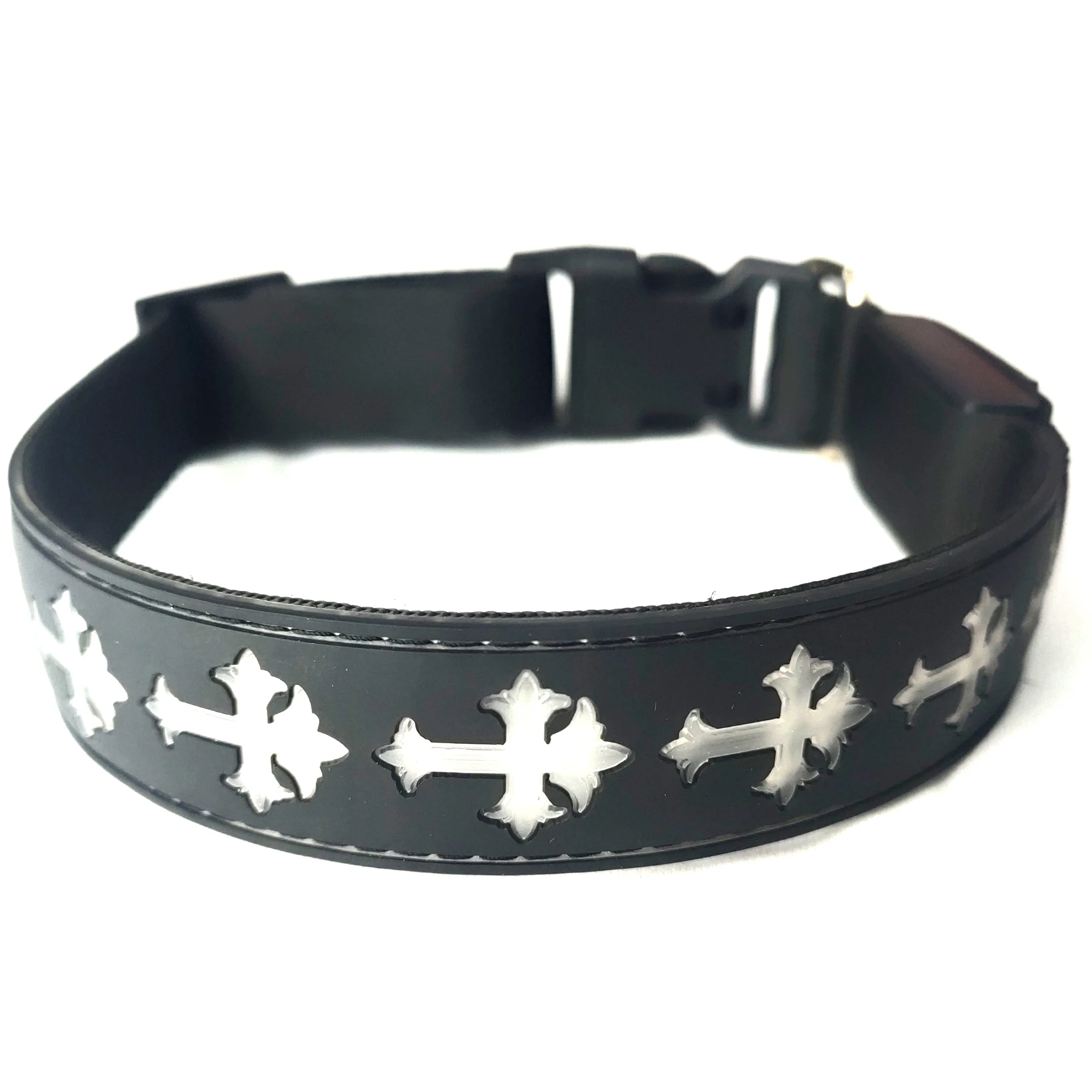 

USB Rechargeable Led Dog Collar Luminous LED Lighting Pattern Dog Pet Collar Night Walking Light Safety LED Dog Necklace