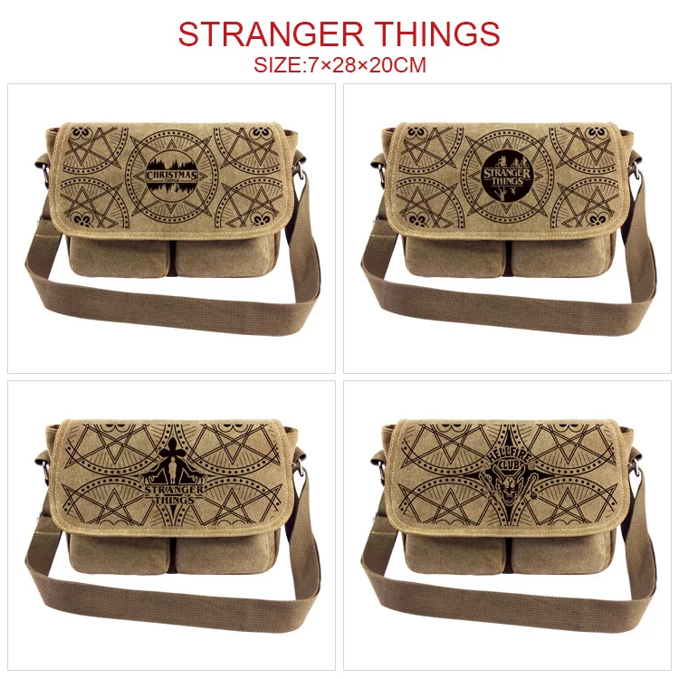 

Stranger Things Animation Derivative Sports Bag Cartoon Multipurpose Male or Female Shoulder Bag
