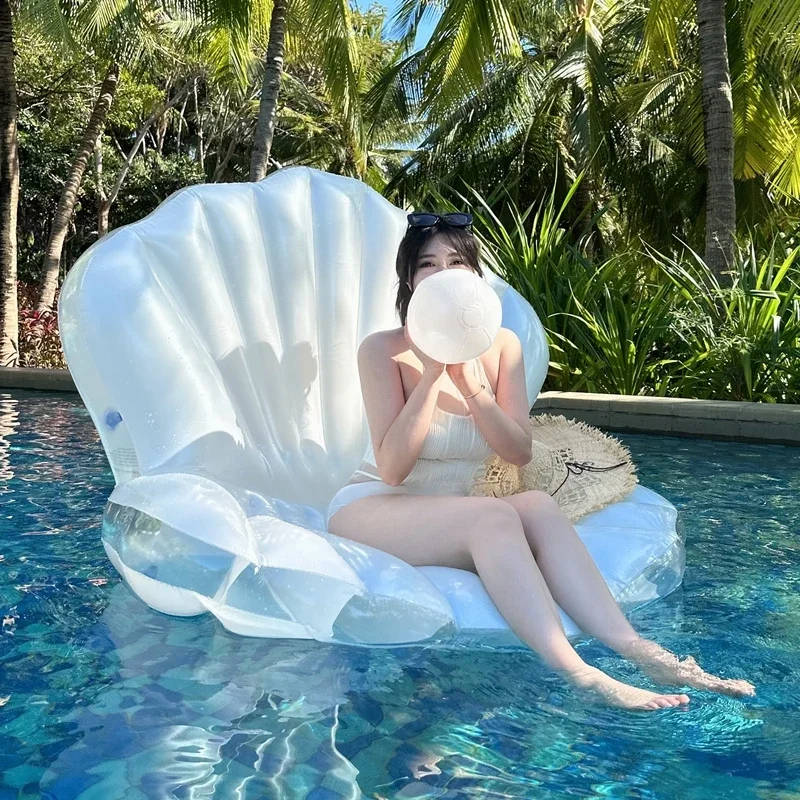 Детское плавающее кольцо с жемчужными ракушками