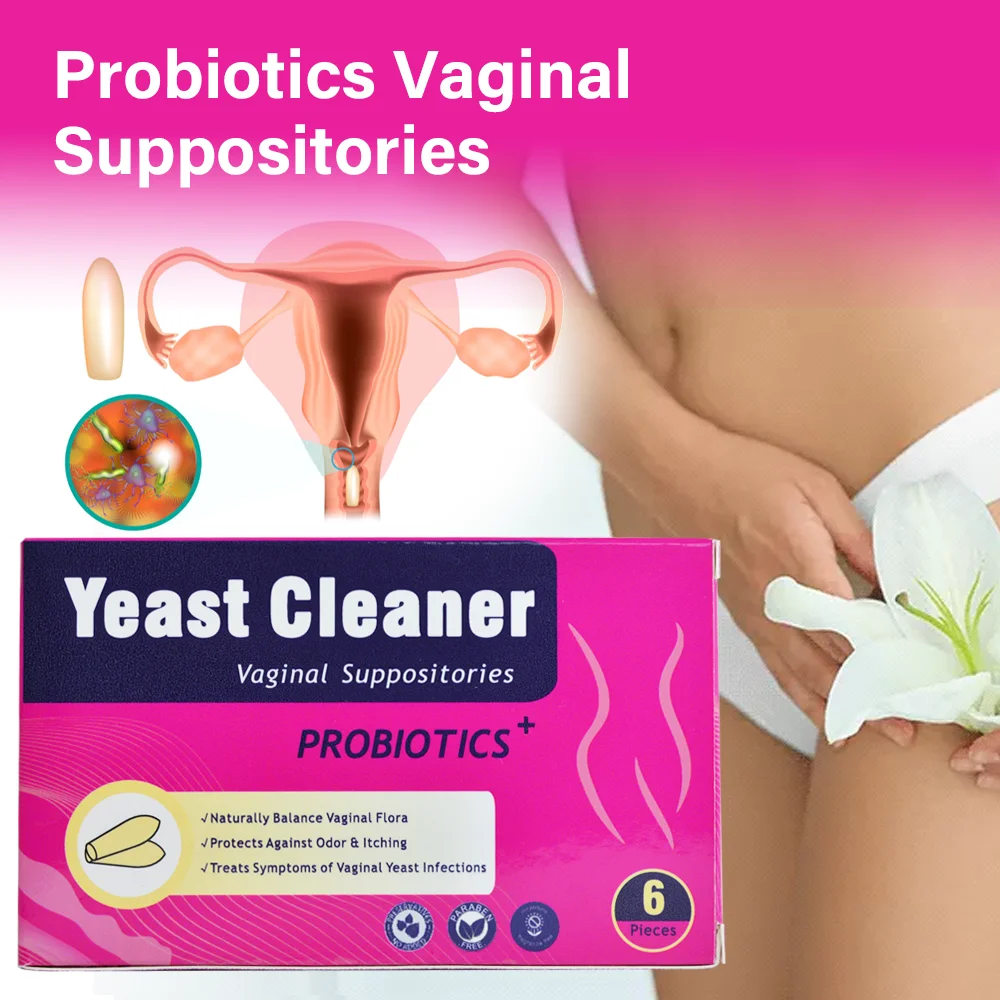 

12 Pcs/2 Packs Herbal Probiotics Vaginal Detox Suppositories Yeast Infection Cleaner PH Balance Odor Itching Remove Yoni Pops