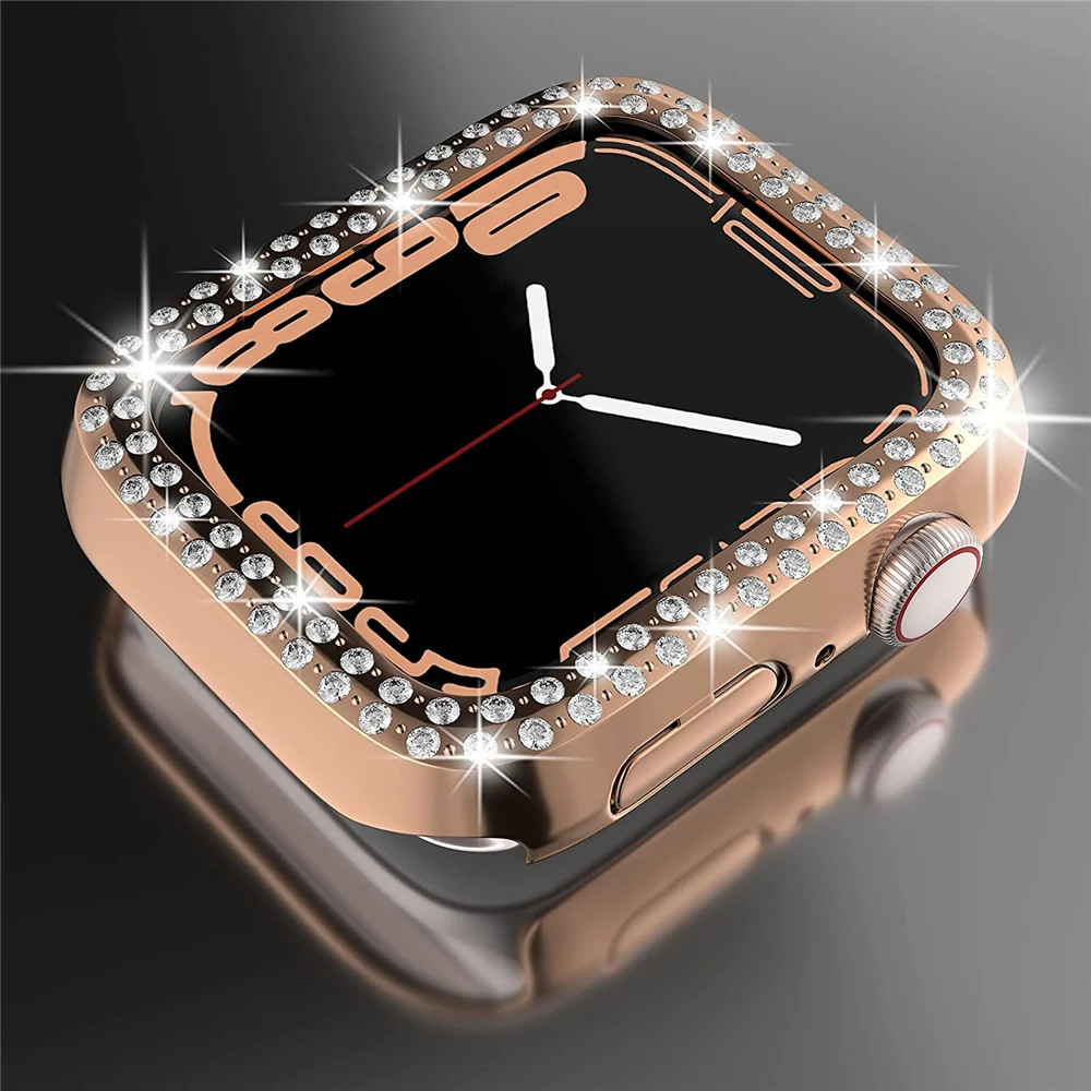 Чехол для apple watch Серия 7 6 5 4 SE 41 мм 40 45 44 без защиты экрана чехол iwatch бампер оболочка
