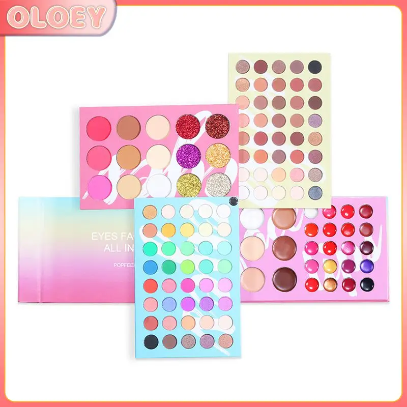 

24/32/121 Colors Eyeshadow Palette Matte Glitter Pearly Smoky Eye Shadow Plate Durable High Pigmented Lasting Makeup Waterproof