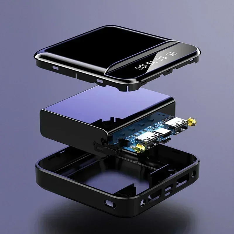 Мини-Power Bank 30000 мАч Портативное сверхбыстрое зарядное устройство Внешний