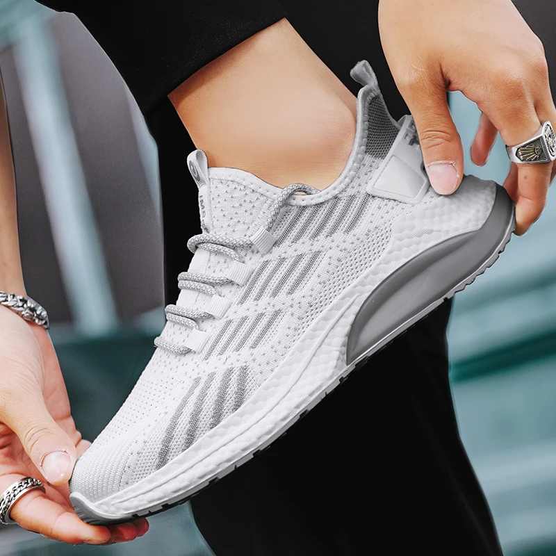 Casual Men's Sneakers Summer Lightweight Breathable Sports Shoes Free Shipping 2023 Fashion Footwear Male Gym Training Shoes