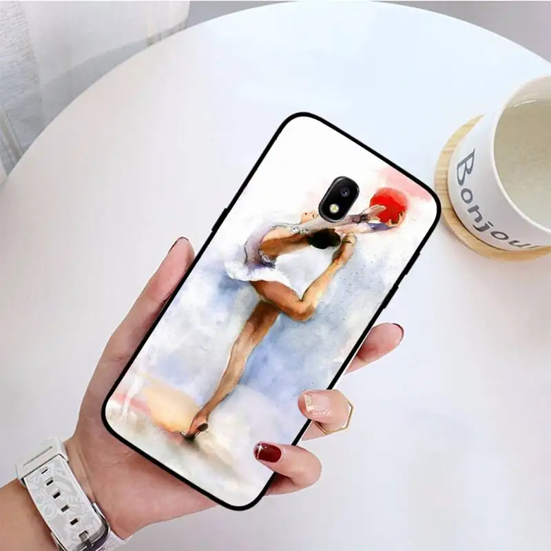 TOPLBPCS любовь гимнастика картина маслом чехол для телефона Samsung Galaxy J7 PRIME J2Pro2018 J4 Plus