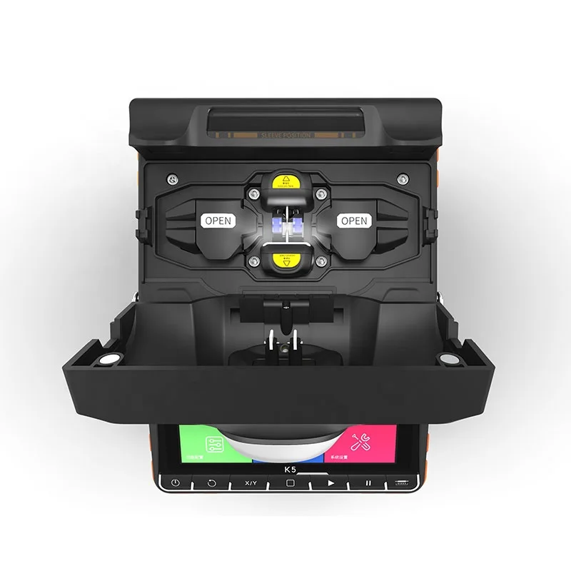 Made in China High Quality NEW K5 6 motor core alignment fusion splicer with power meter OPM and Visual Fault Locator VFL