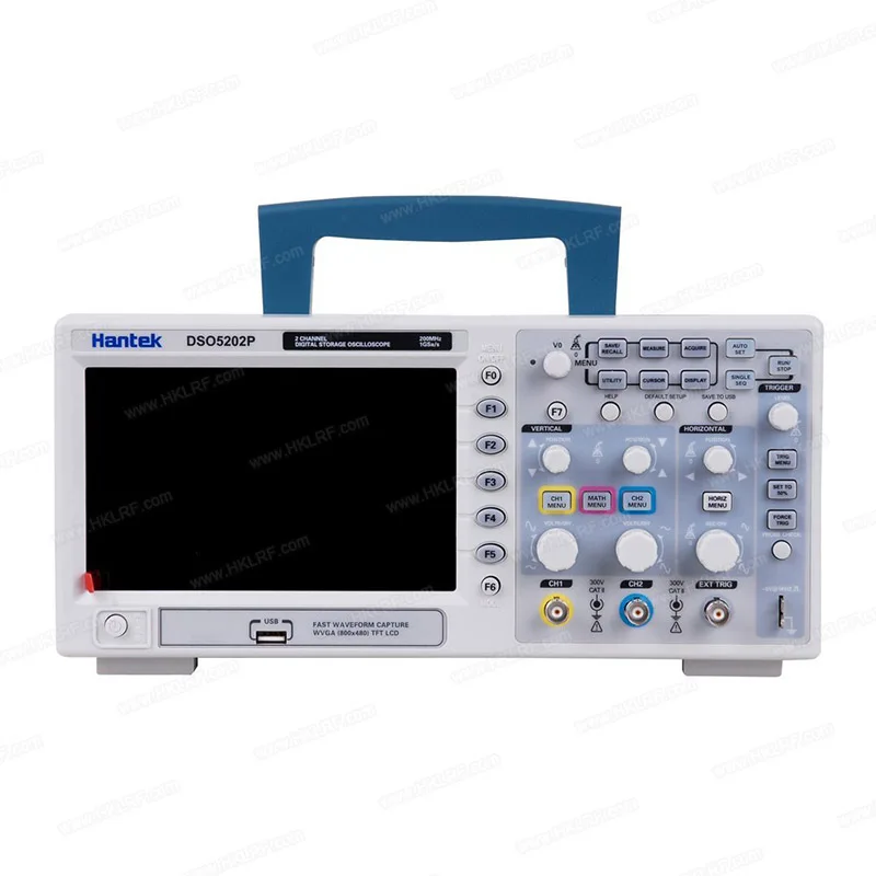 

Digital Oscilloscope 200MHz Hantek DSO5202P bandwidth 2 Channels PC USB LCD Portable Osciloscopio Portatil Electrical Tools