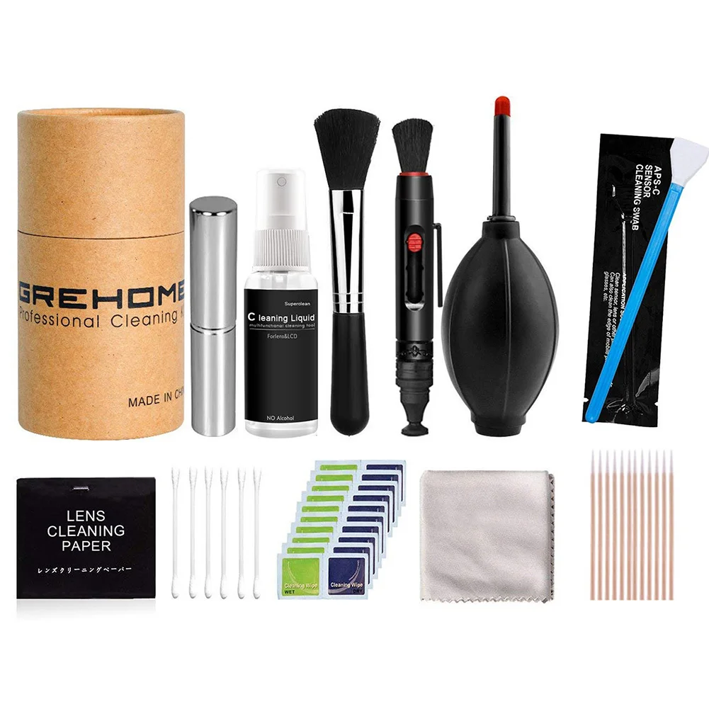 

Dust Cleaner Camera Cleaning Lens Brush Kit Cleaner Kit Portable Camera Lens Cleaning Tools for Household