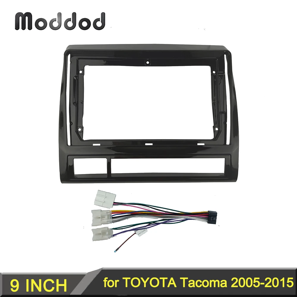 

2 Din Radio Frame for TOYOTA Tacoma 2005-2015 9 INCH Dash Mount Refitting Installation Kit Stereo Panel GPS Navigation Fascia