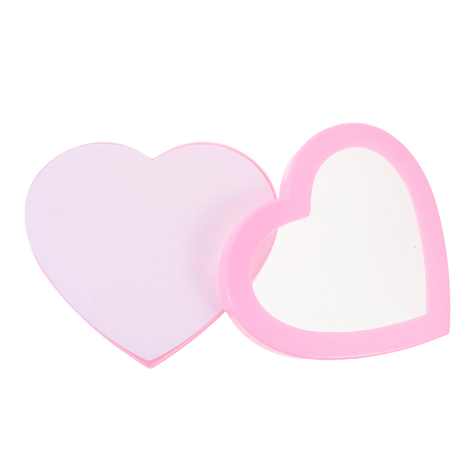 

Girl Rings Storage Box Multiple-slots Toddler Rings Holder Lovely Heart Shaped Kids Rings Holder