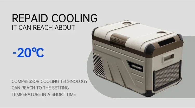 35-литровый уличный холодильник для автомобиля портативный с морозильной камерой