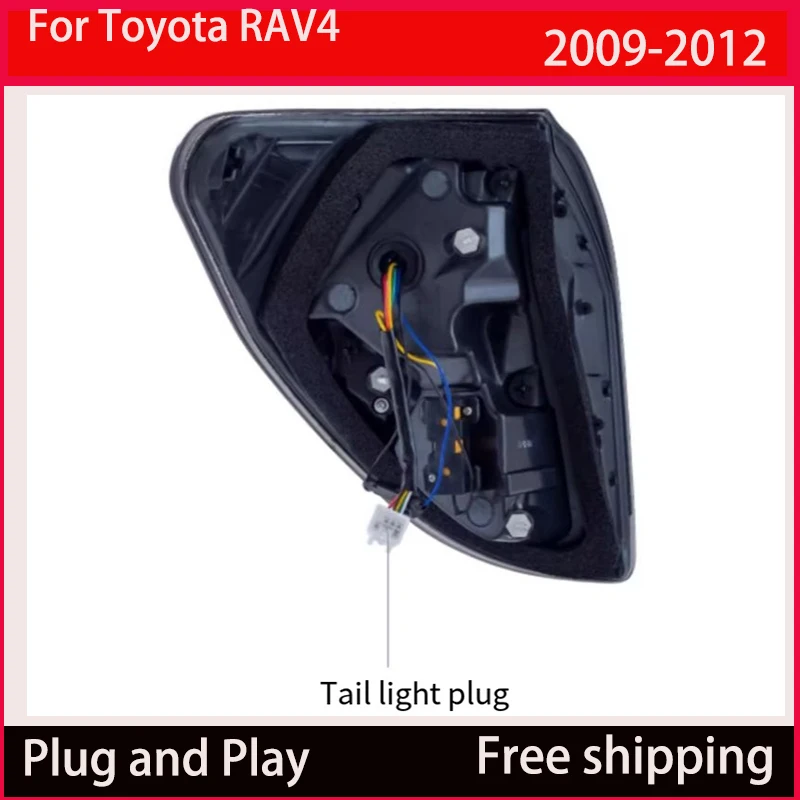 Задние фонари для Toyota RAV4 Rav-4 2009 2010 2011 2012 задний фонарь стоп-сигнал боковой