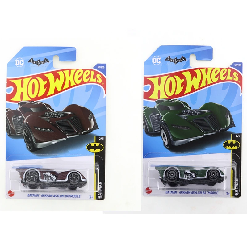 2022-32 горячие колеса Бэтмен: ARKHAM ASYLUM BATMOBILE Мини Сплав купе 1/64 Металл литье под