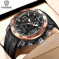 lige top luxury watches men military army foxbox man watch waterproof sport wristwatch dual display watch male relogio masculino