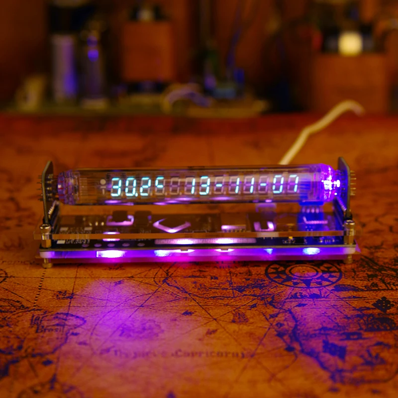 Настольные цифровые часы Nixie Tube