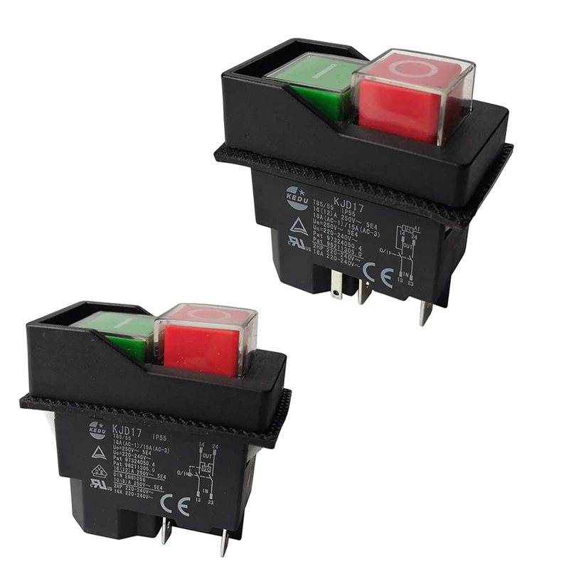 

Electromagnetic Switches Pushbutton Switches For Garden Tools -Terminals